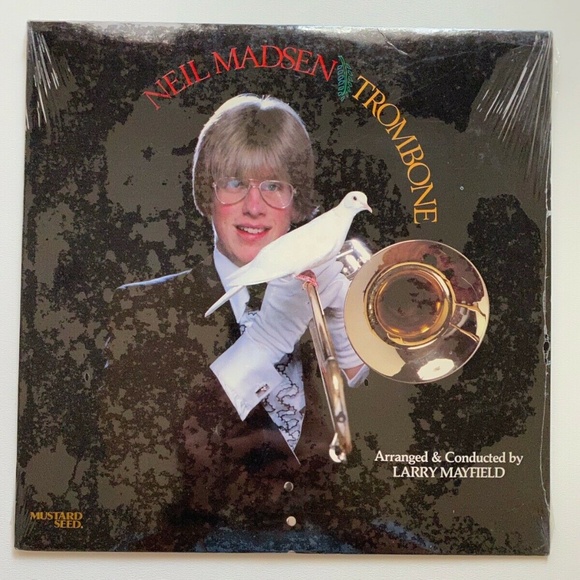 Neil Madsen Trombone LP Larry Mayfield New Sealed Record MSR 5001 Mustard Seed
